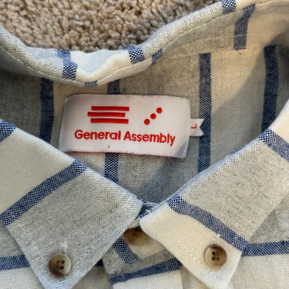 General assembly striped shirt
